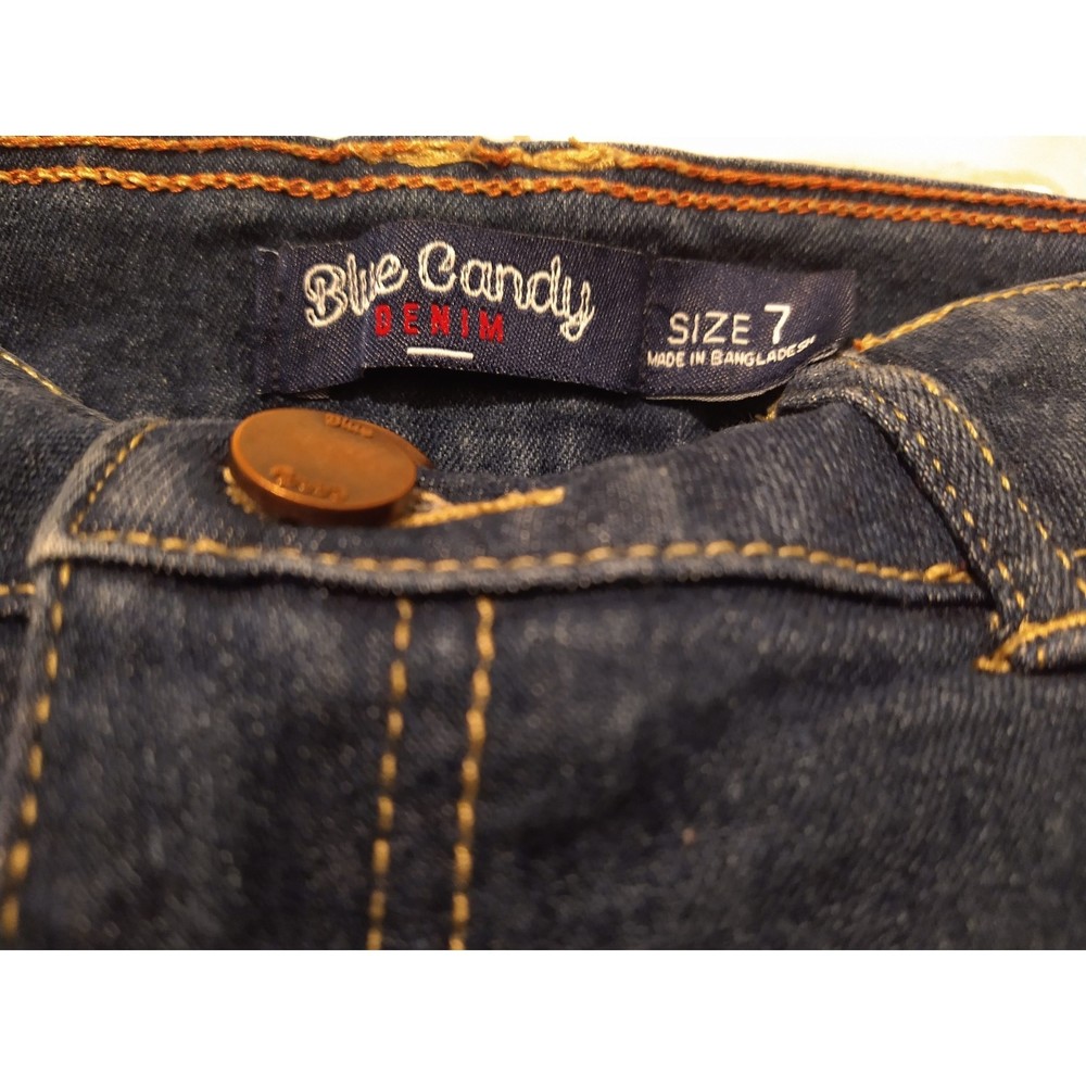Girls Blue Candy Denim shorts Size 7